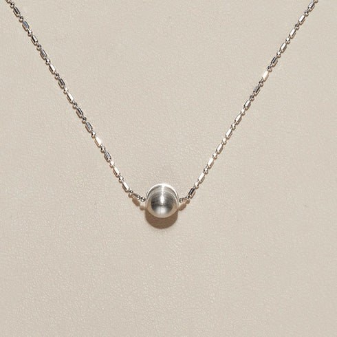 Gold Ball Thread Necklace - 18K Gold Vermeil / Sterling Silver